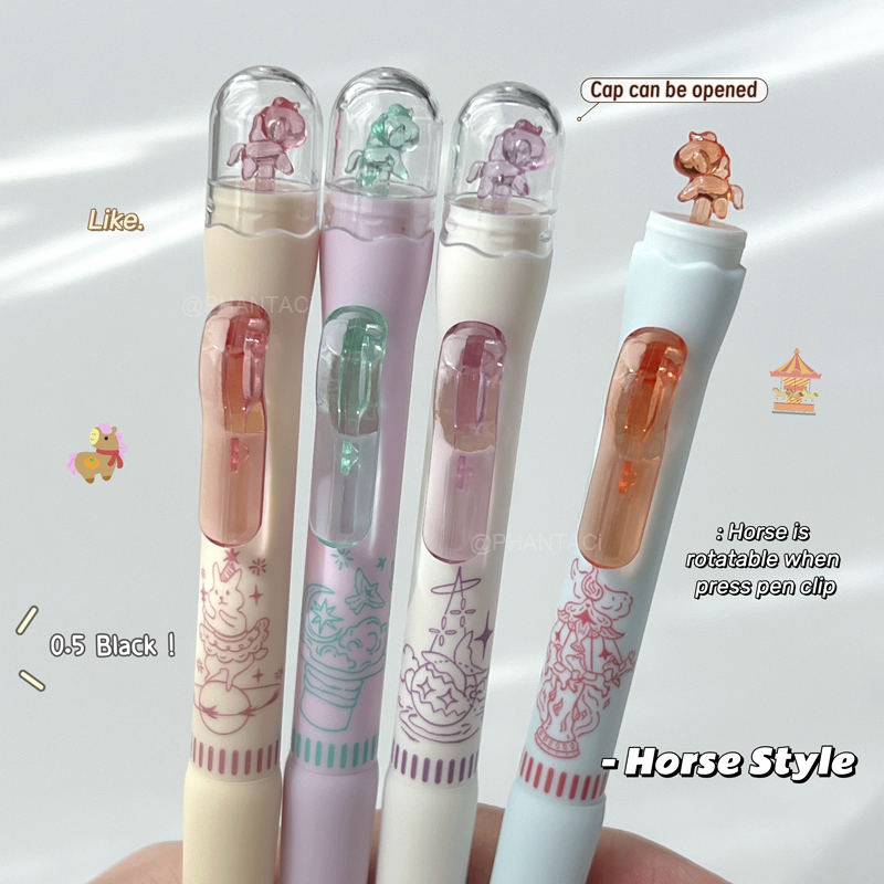 Pentel Pen Energel - 4PCS Carousel Style Gel Pen Creative