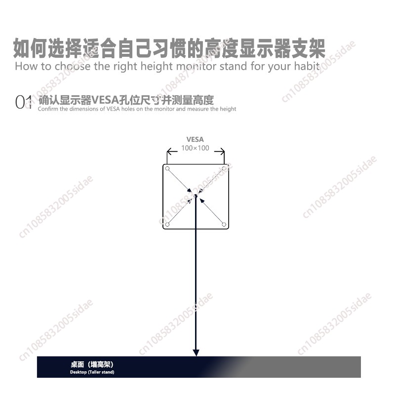 All Aluminum Alloy Monitor Arm - Adjustable Monitor Mount ulasan dan harga