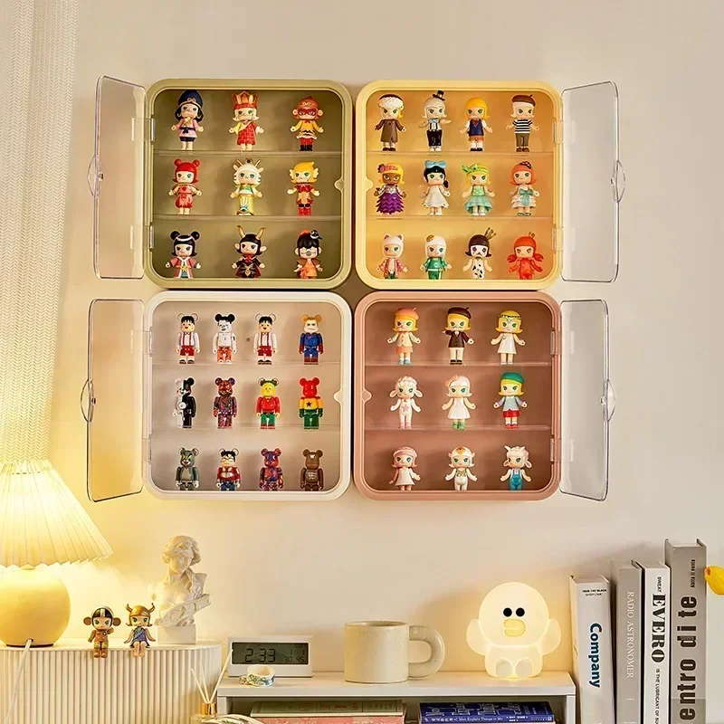 Blind Box Showcase Clear Acryl - Wall Organizer Pocket ulasan dan harga
