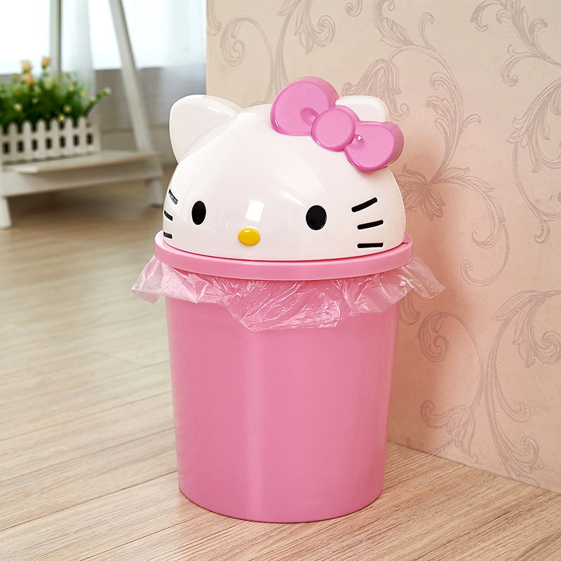 Hello Kitty Small Desktop Tras - Office Furniture Brand ulasan dan harga