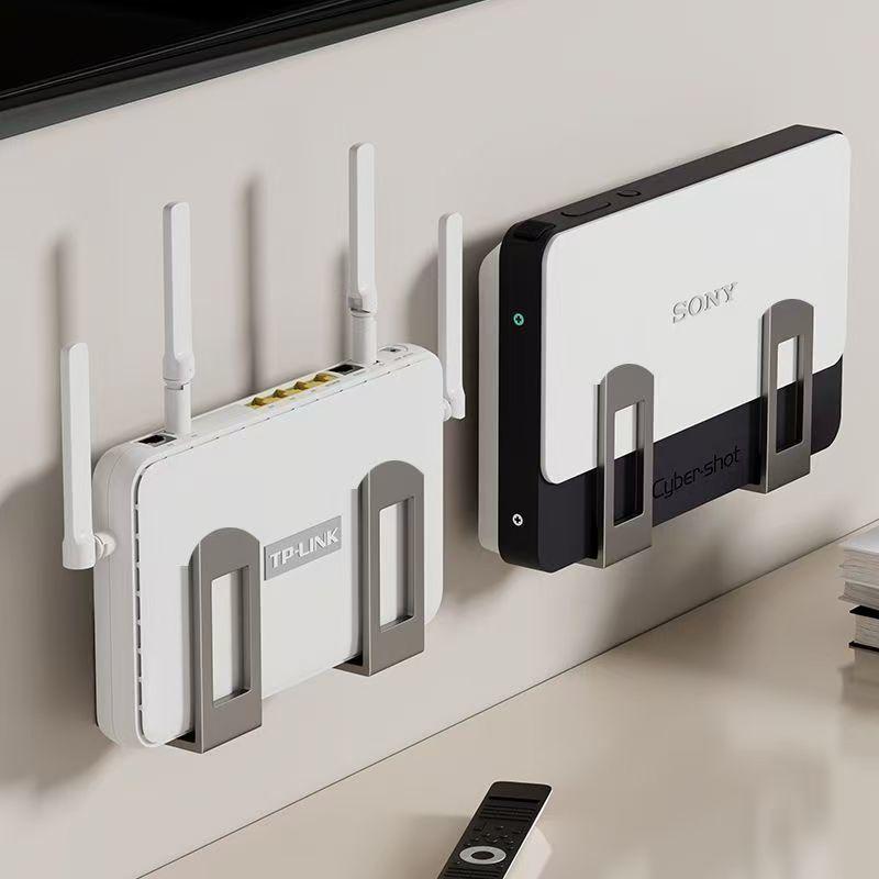 2pcs Home Router Storage Box W - Wall Organizer Pocket ulasan dan harga