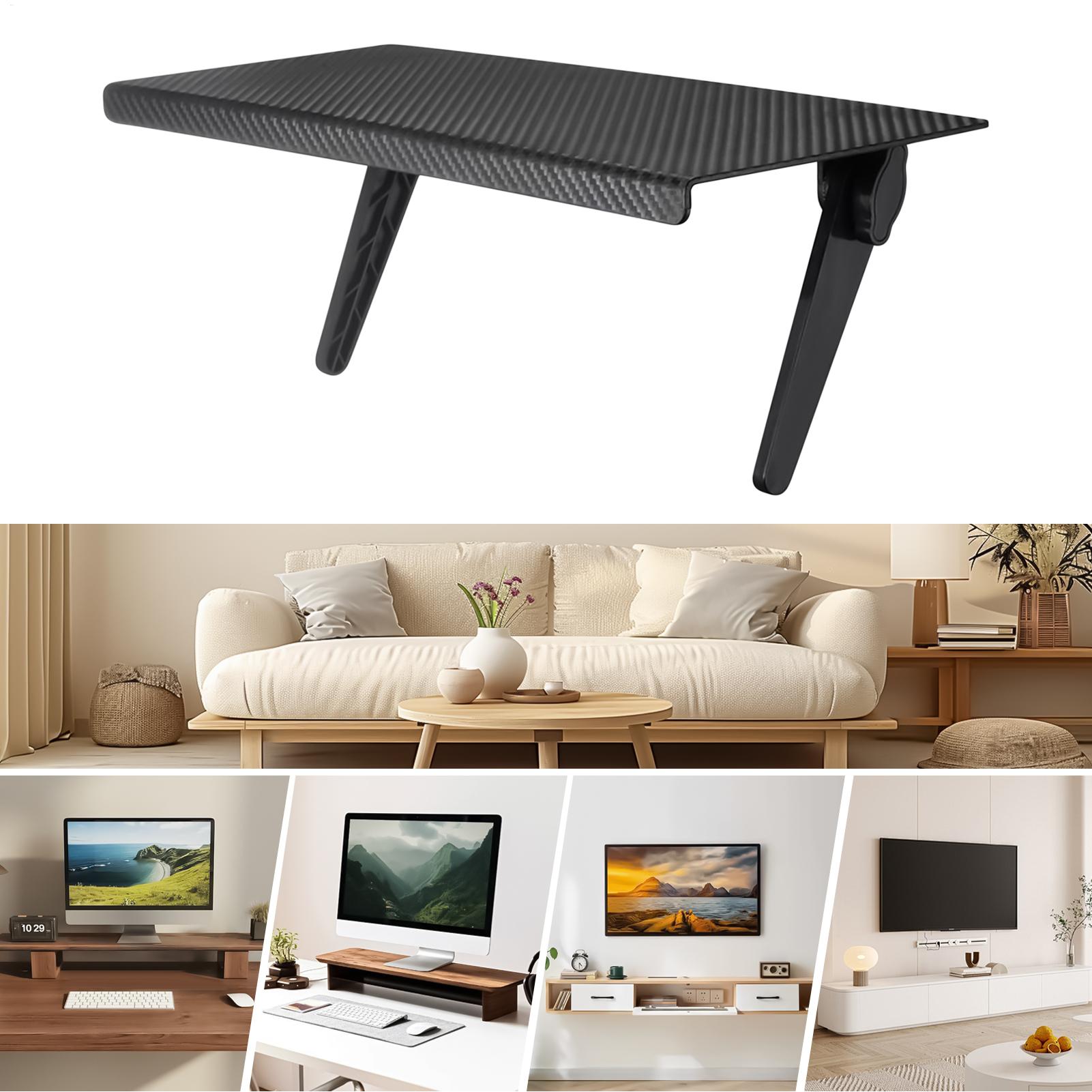 TV Shelf For Cable Box 13in DV - Adjustable Monitor Mount ulasan dan harga