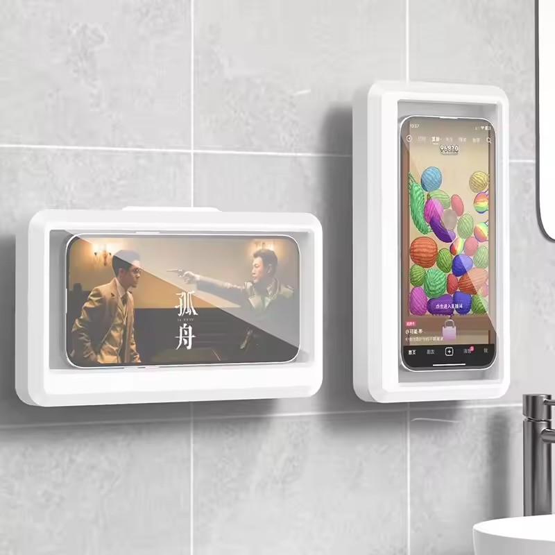 Bathroom Waterproof Phone Hold - Wall Organizer Pocket ulasan dan harga