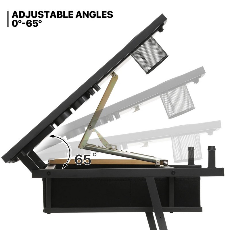 Adjustable Height Drawing Tabl - Office Furniture Brand ulasan dan harga