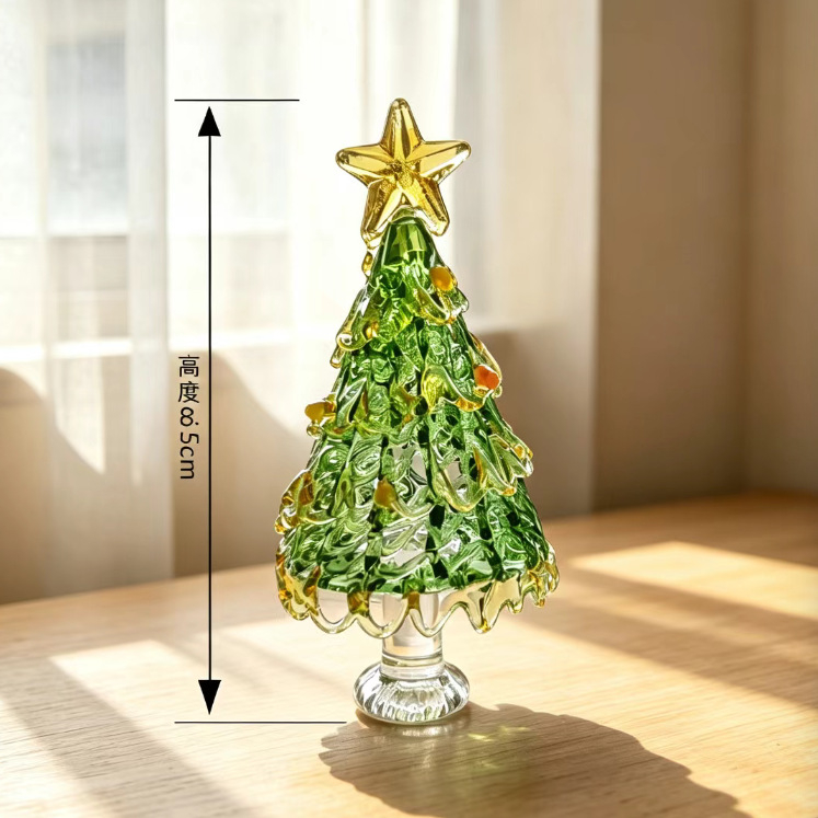 1 handmade glass Christmas tre - Office Furniture Brand ulasan dan harga