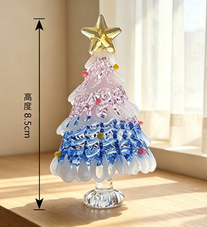 1 handmade glass Christmas tre - Office Furniture Brand ulasan dan harga