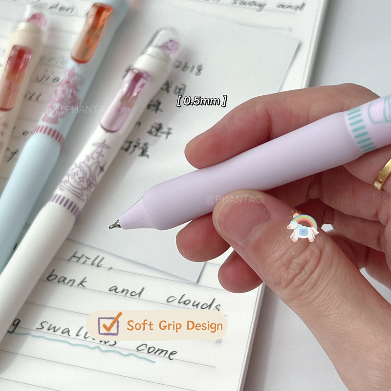 4PCS Carousel Style Gel Pen Cr - Pentel Pen Energel ulasan dan harga