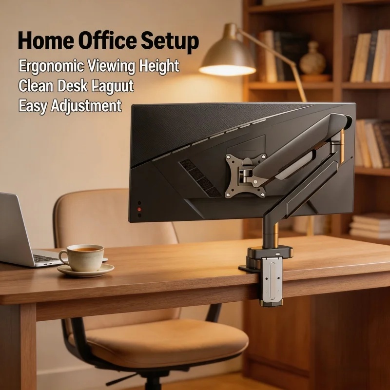 Single Monitor Mount Bracket f - Adjustable Monitor Mount ulasan dan harga